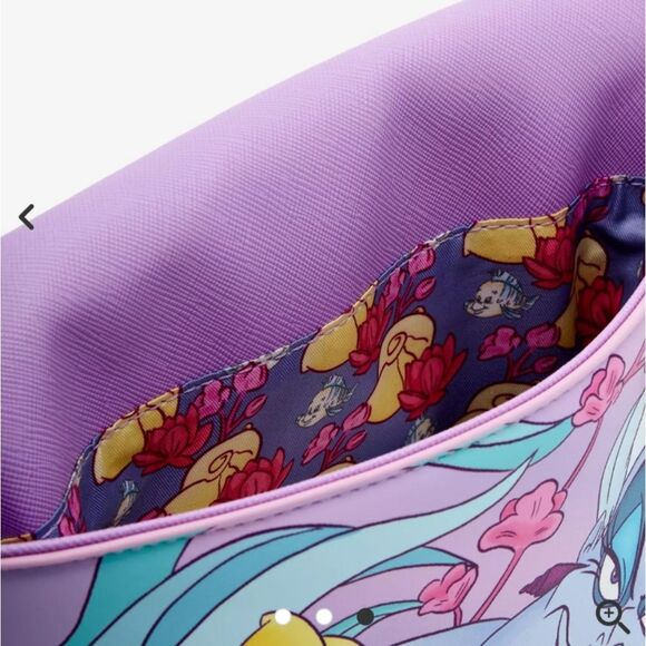 Loungefly Disney The Little Mermaid /Ursula and Vanessa Crossbody Bag NWT - Picture 14 of 16